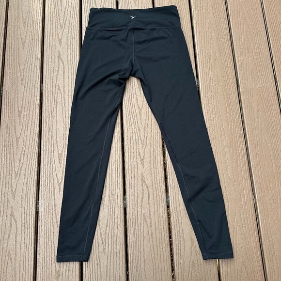 Old Navy Leggings Black Fuel Your Fire Workout Pants Ankle Length Medium - Picture 2 of 4